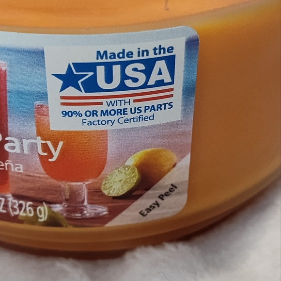 NEW! Mainstays Island Party 3 Wick Candle - Picture 5 of 5